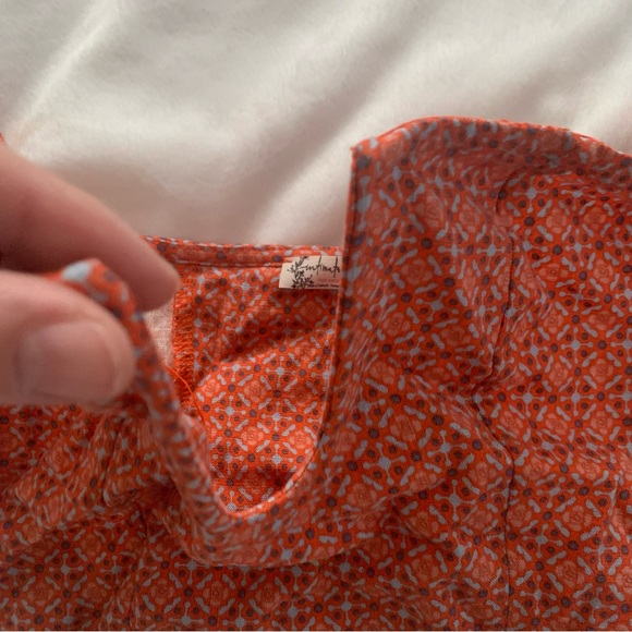 Intimately FP red Floral Bra Crop Top - Picture 4 of 5